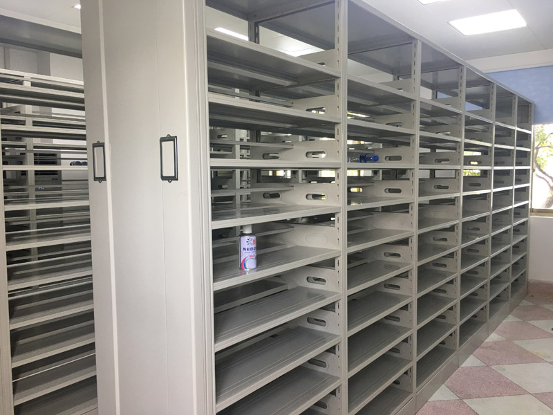 雙柱雙面六層全鋼書(shū)架